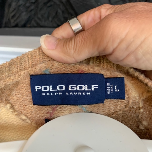 Polo Golf lambs wool‎ alpaca and cotton men’s sweater. Never worn. 379 retail - Picture 2 of 6